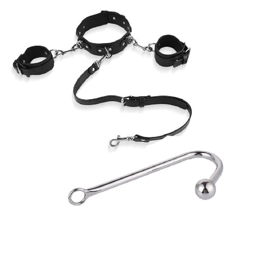 Anal Hooks Elegant Collar 5334 Anal Cuffs Beaded Hook and with 0125
